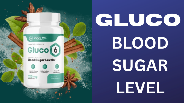 Gluco6 Blood Sugar Support bottle with capsules on table